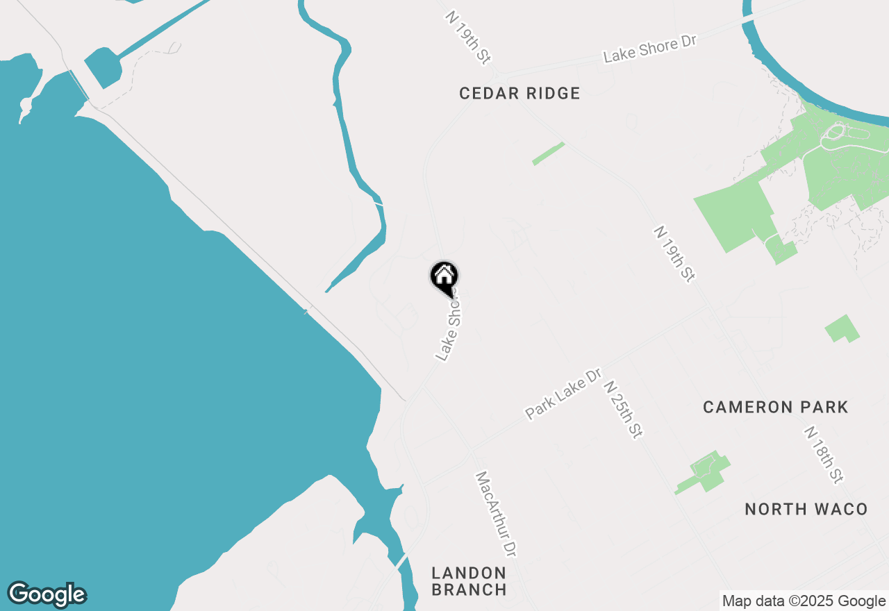 Map of 2903 Lake Shore Drive #301, Waco, TX 76708