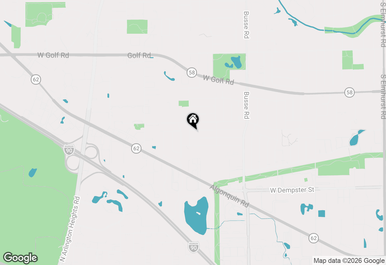 Map of 1829 W Catalpa Lane, Mount Prospect, IL 60056