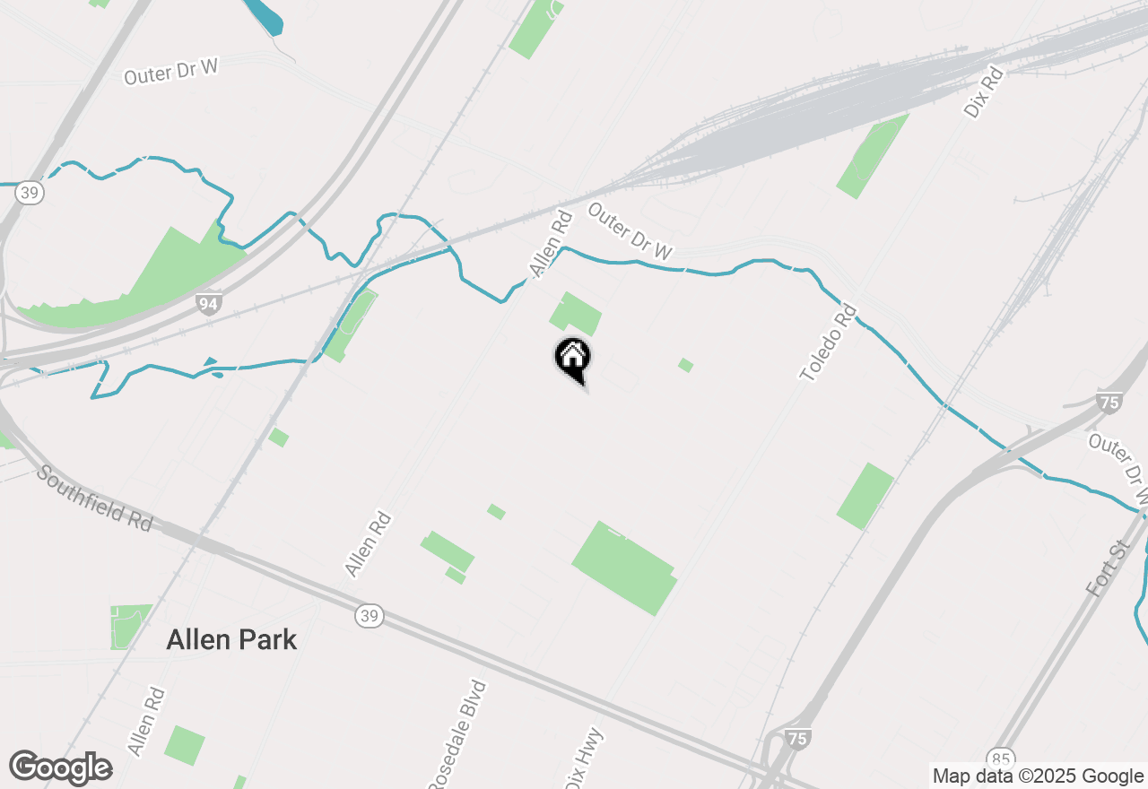 Map of 14971 Cicotte Avenue, Allen Park, MI 48101