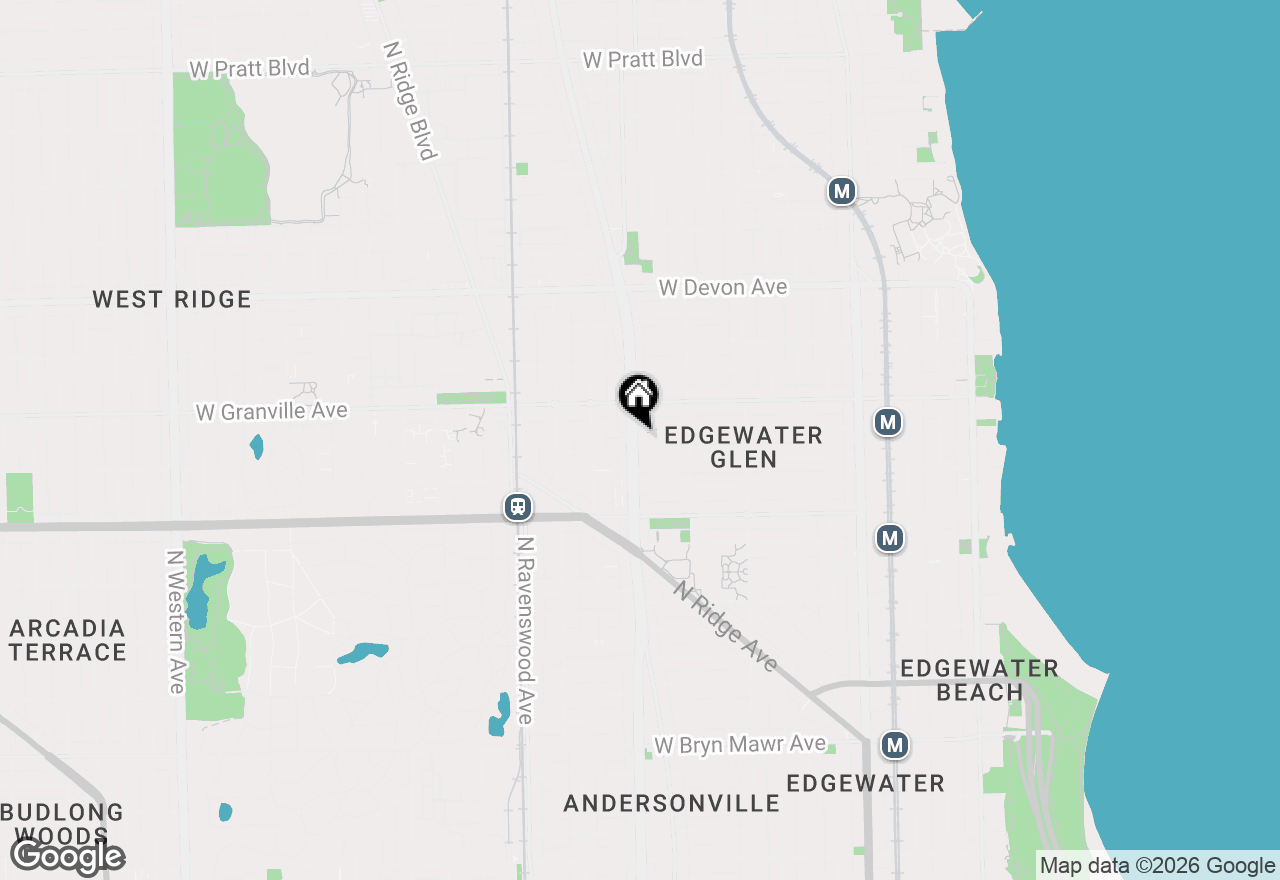 Map of 6125 N Clark Street #105, Chicago, IL 60660