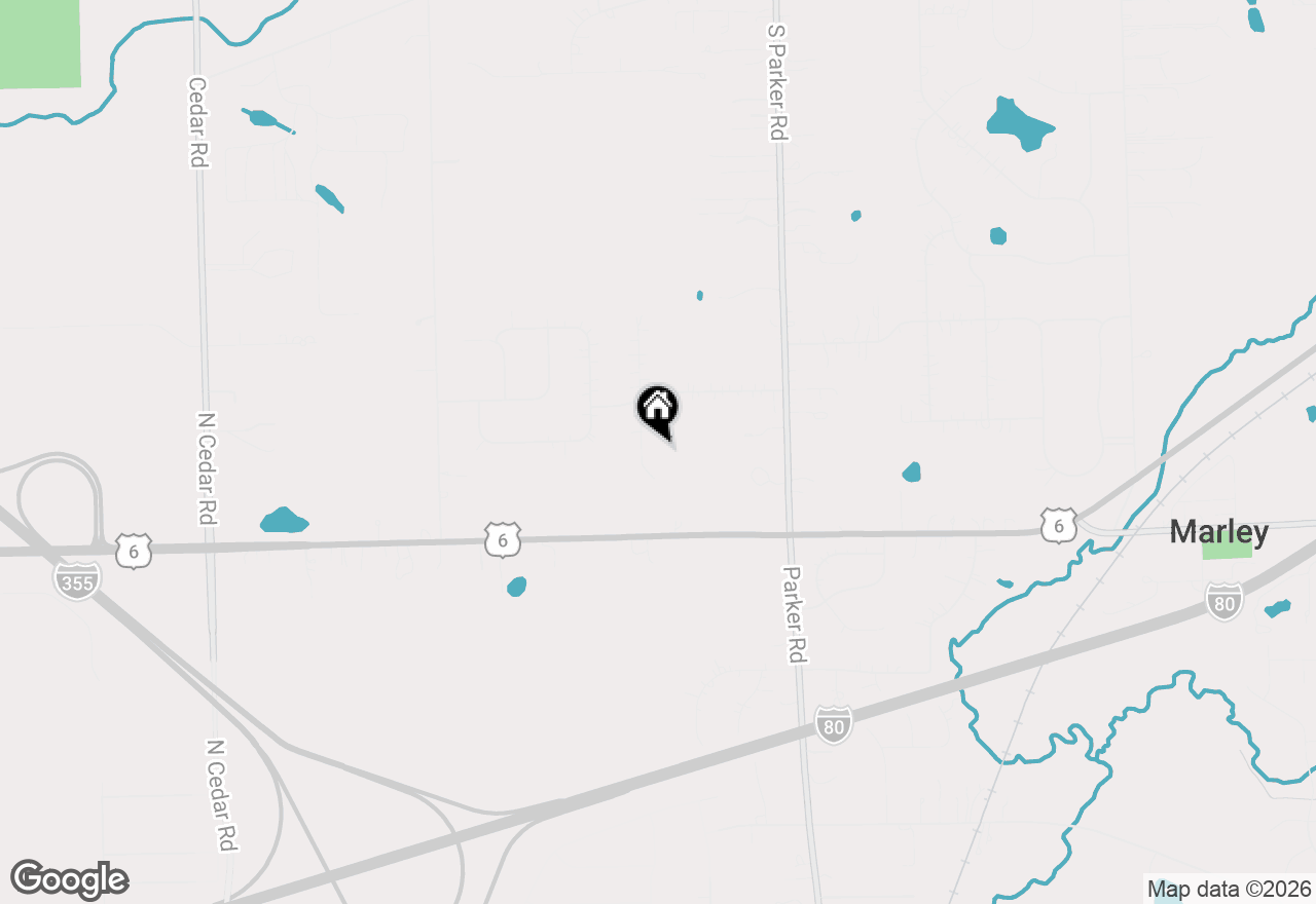 Map of 18535 S Marilynn Court, Mokena, IL 60448