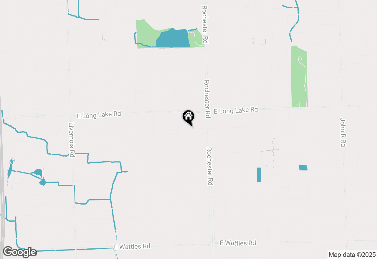 Map of 822 Huntley Lane, Troy, MI 48085
