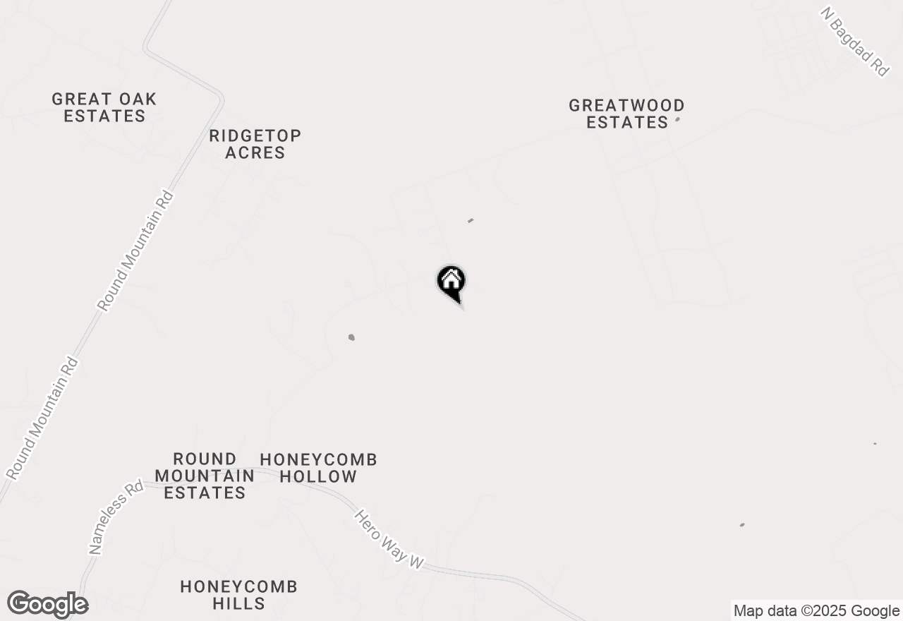 Map of 210 Mesa Vista Dr, Leander, TX 78641