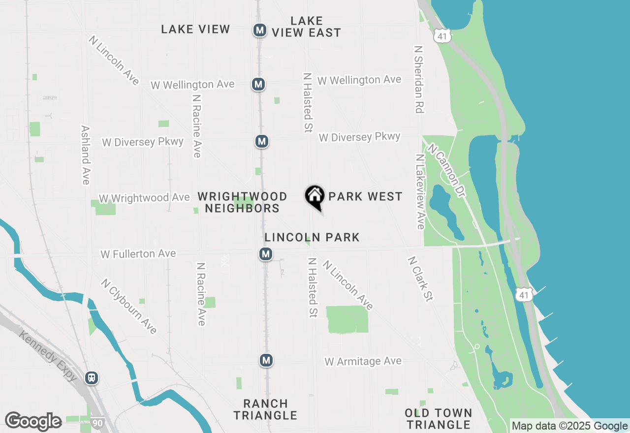 Map of 2509 N Halsted Street, Chicago, IL 60614