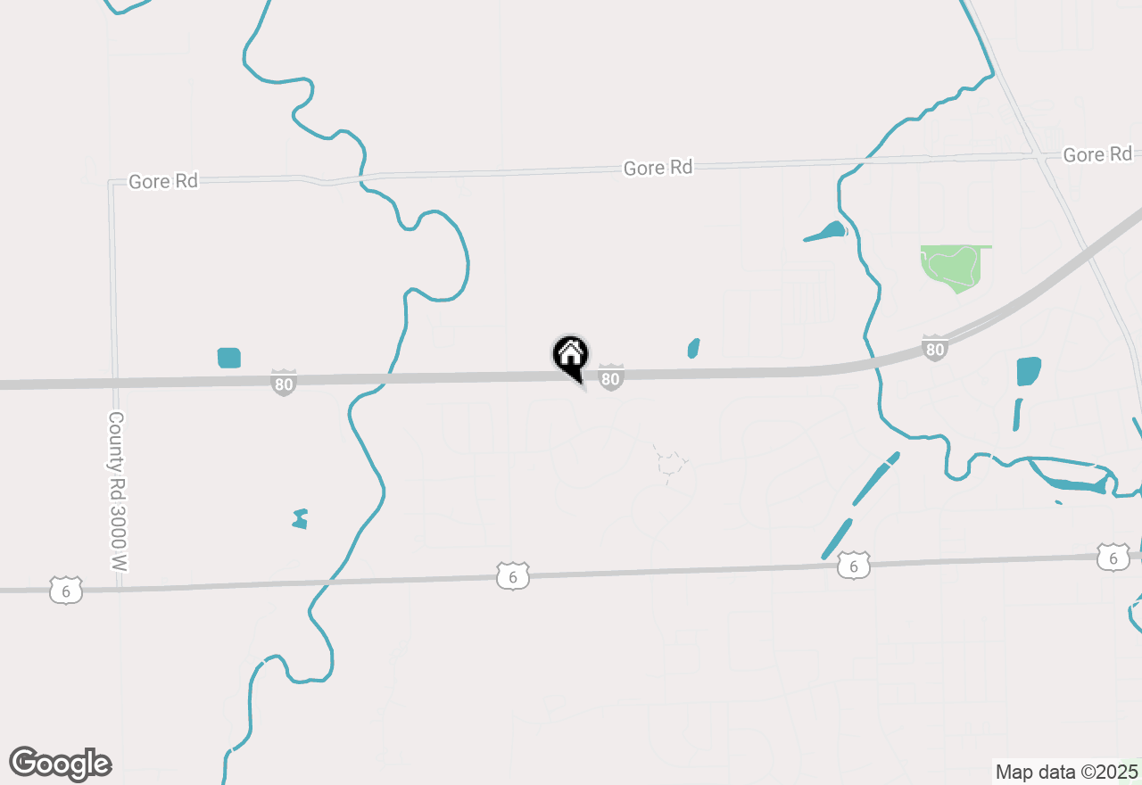 Map of 1928 Mountain Road, Morris, IL 60450