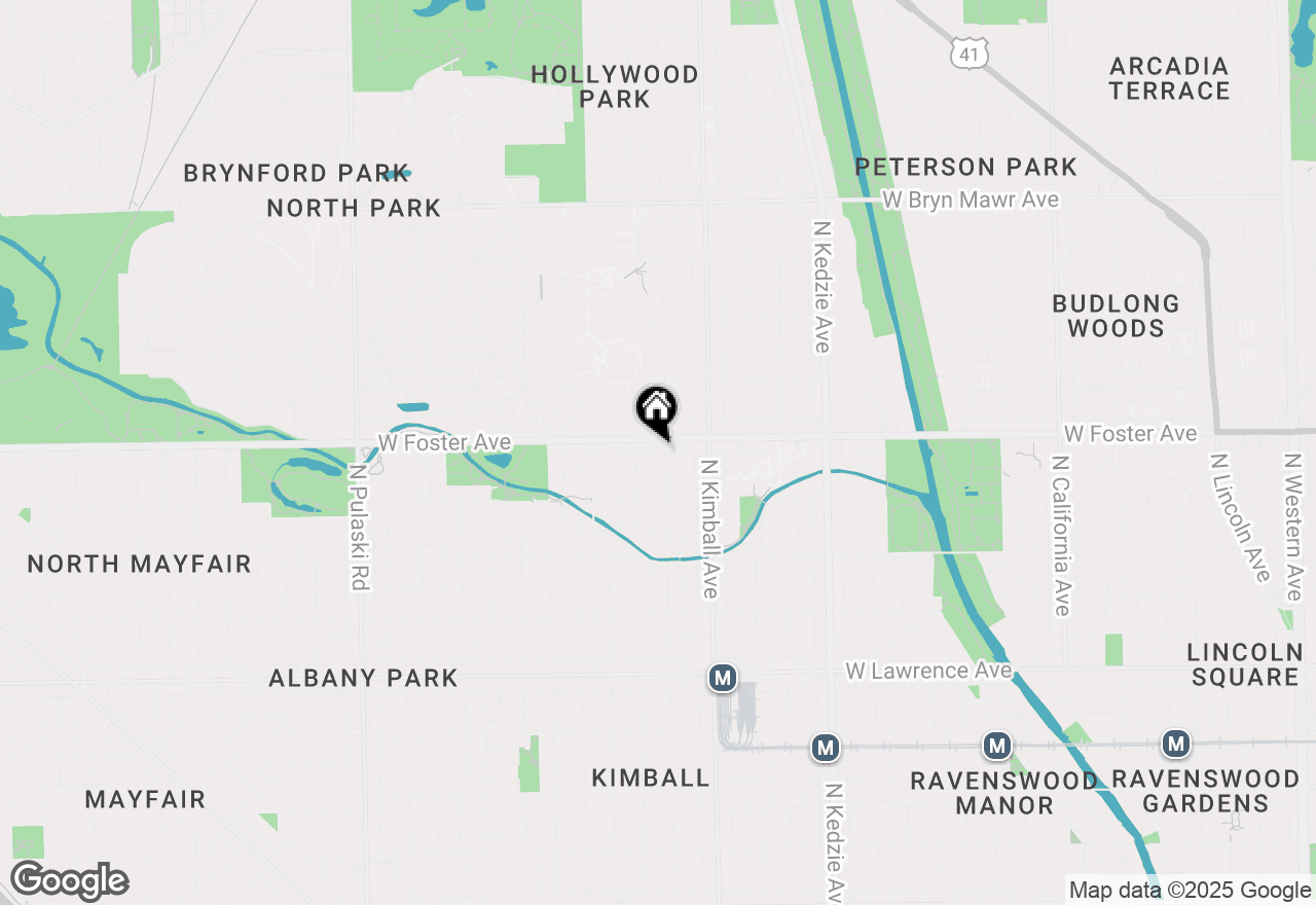 Map of 5149 N Saint Louis Avenue #E3, Chicago, IL 60625