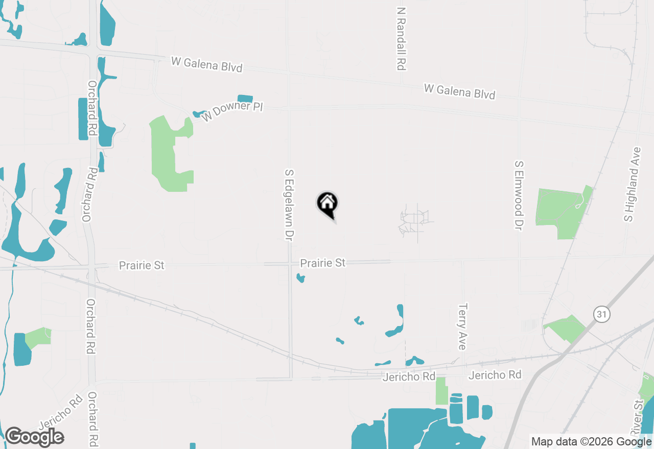 Map of (Address confidential), Aurora, Illinois 60506