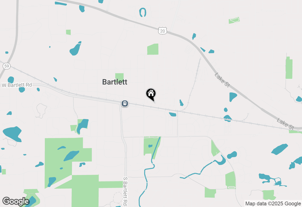 Map of 184 Betty Court #B, Bartlett, IL 60103