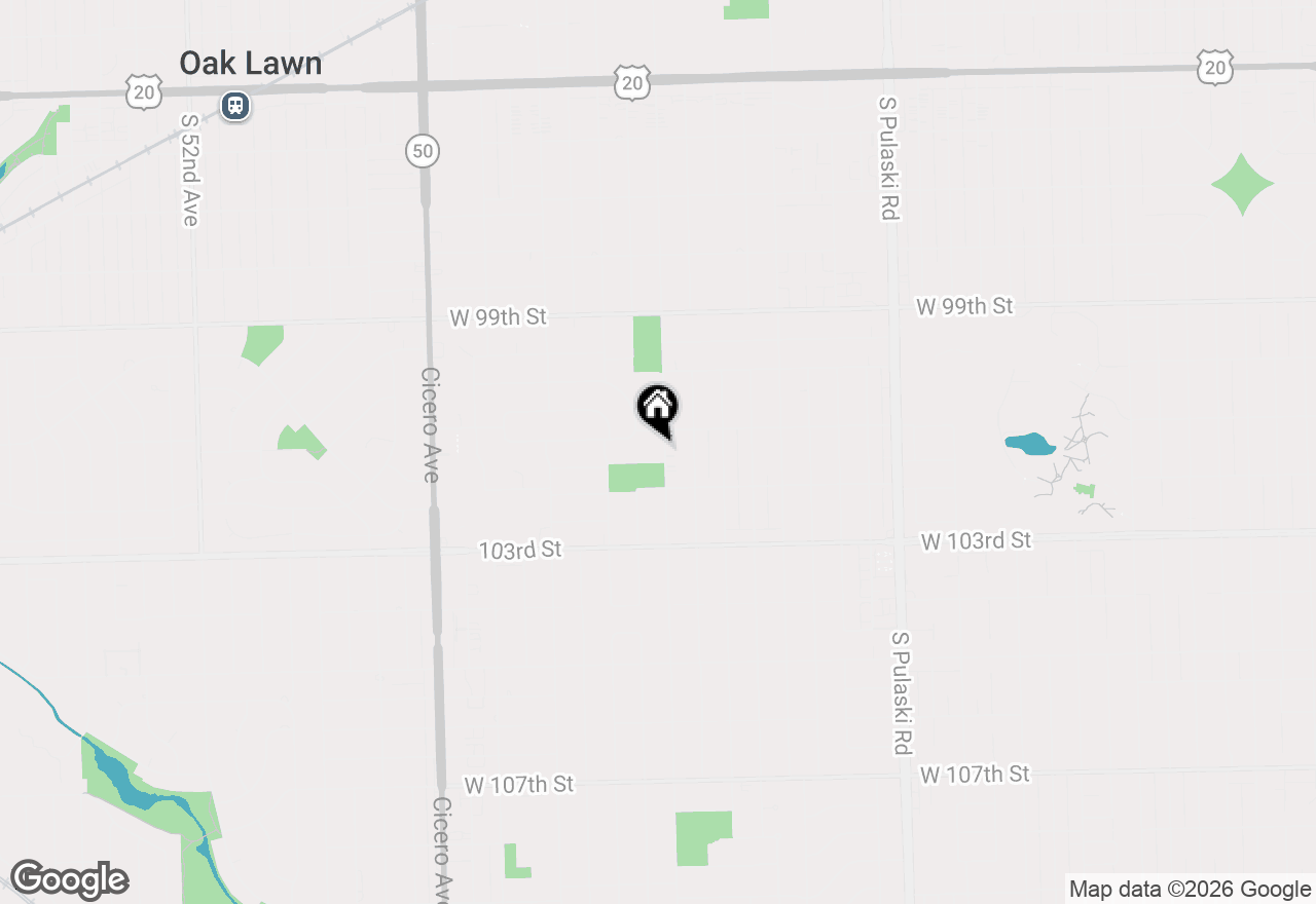 Map of 10112 S Kostner Avenue, Oak Lawn, IL 60453