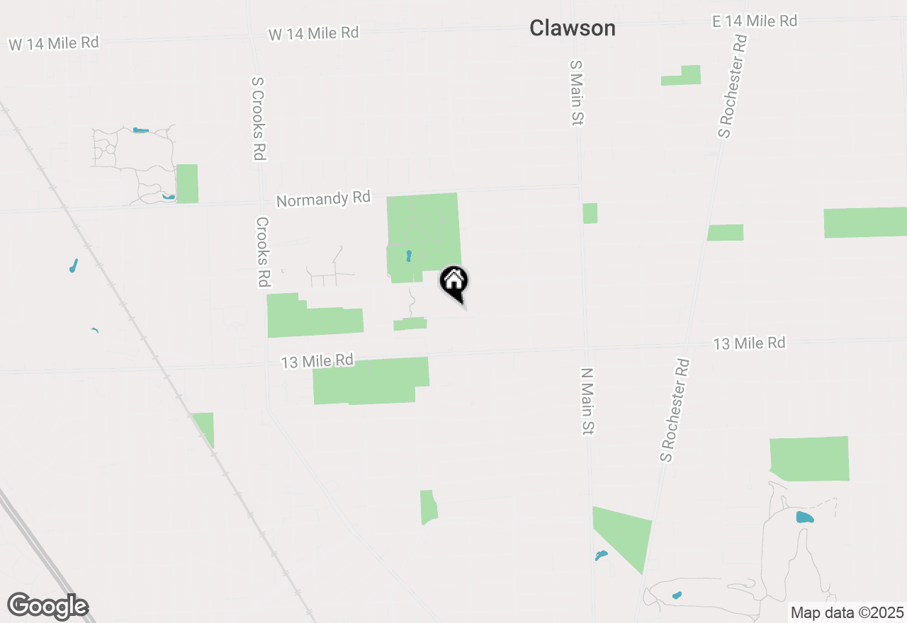 Map of 708 Mount Vernon Boulevard, Royal Oak, MI 48073