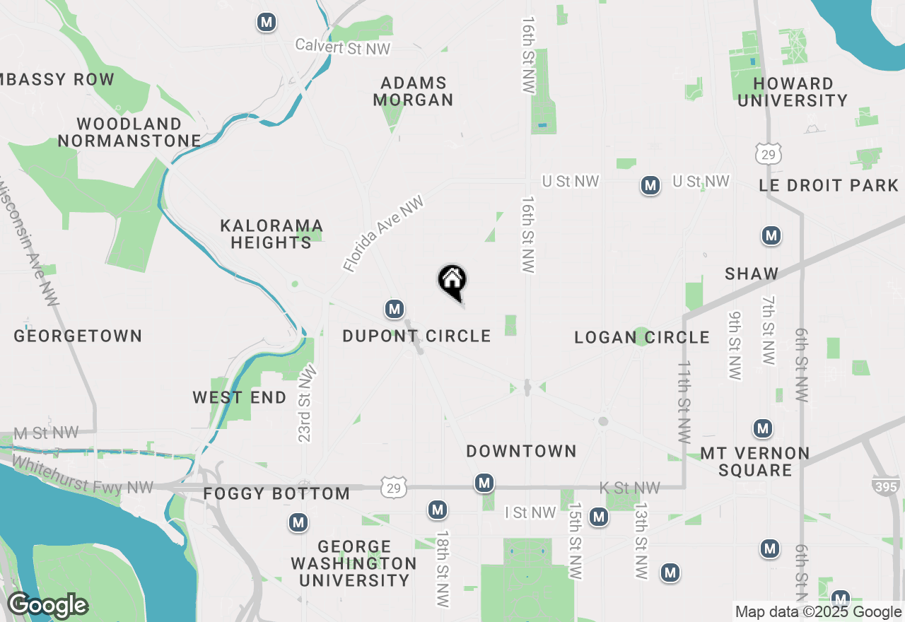 Map of 1545 18th Street Nw #P26, Washington, DC 20036