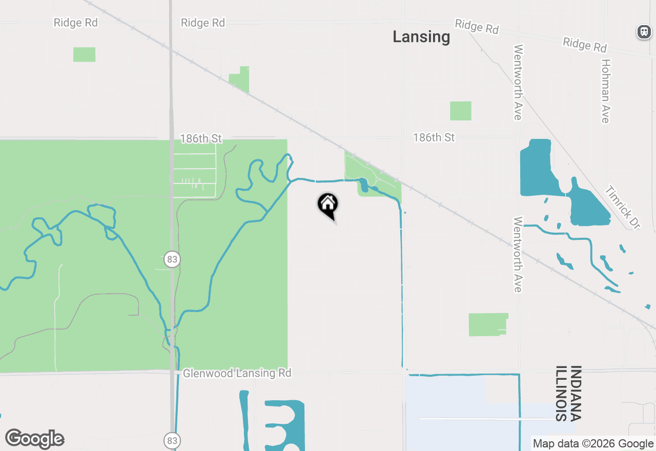 Map of 2947 189th Street, Lansing, IL 60438