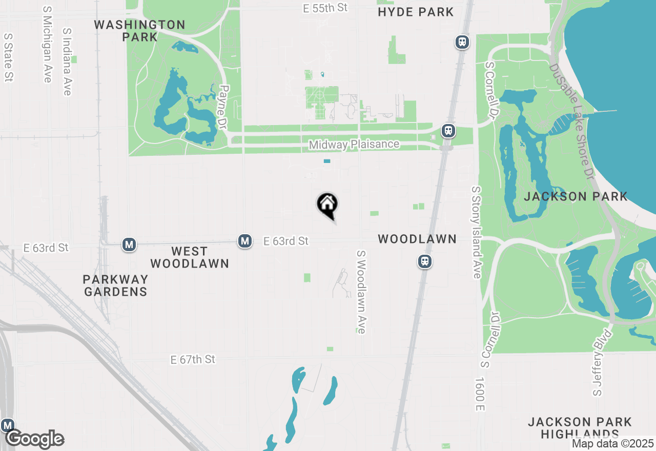 Map of 6233 S Greenwood Avenue, Chicago, IL 60637