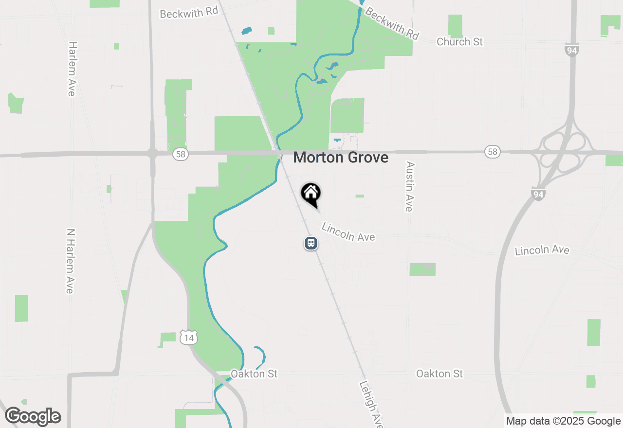 Map of 6330 W Lincoln Avenue #4E, Morton Grove, IL 60053