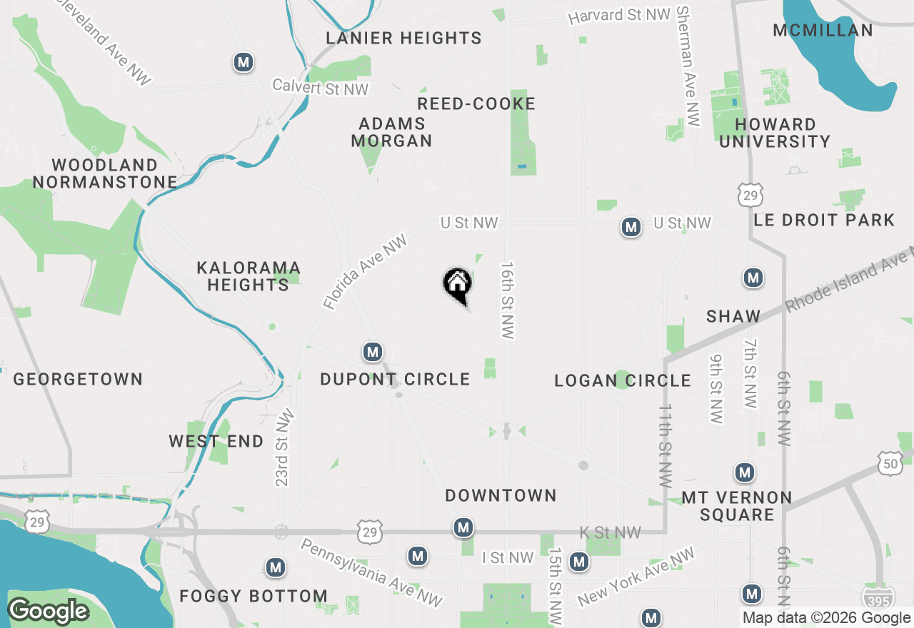 Map of 1727 R Street Nw #402, Washington, DC 20009