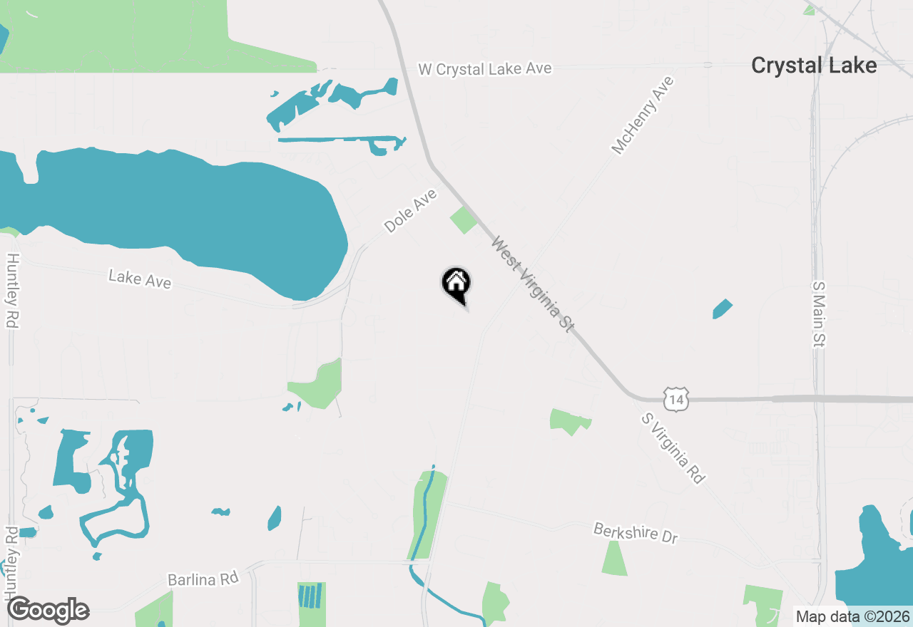 Map of 460 E Broadway Avenue, Crystal Lake, IL 60014