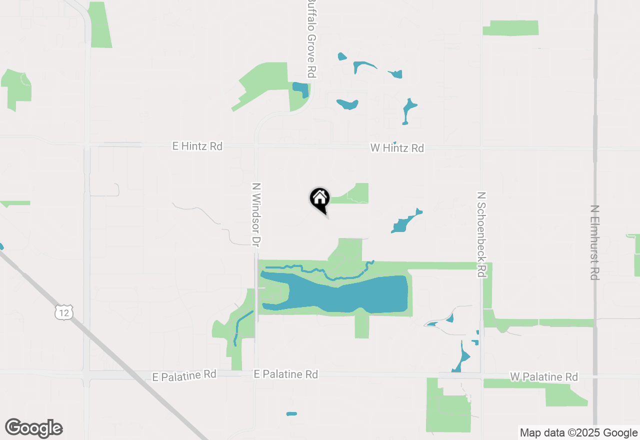 Map of 1828 E Peachtree Drive, Arlington Heights, IL 60004