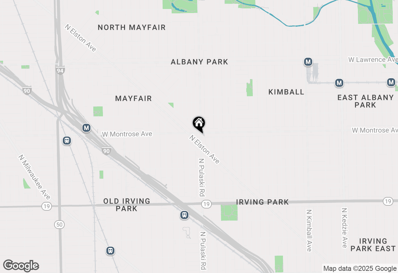 Map of 4346 N Pulaski Road #C, Chicago, IL 60641