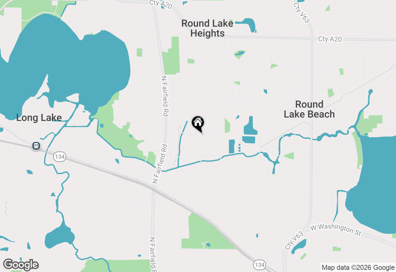 Map of 1117 Crescent Court, Round Lake Beach, IL 60073