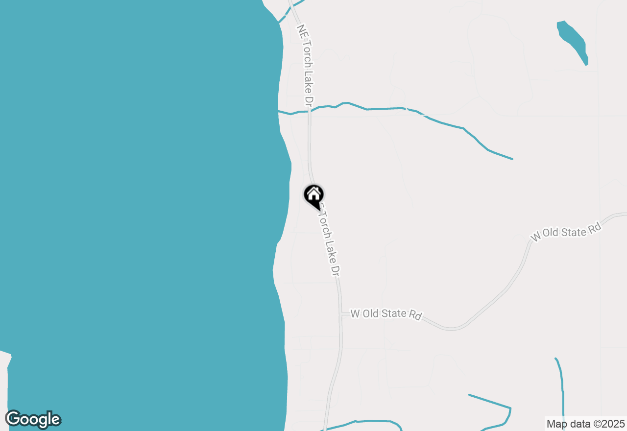 Map of 2593 Ne Torch Lake Drive, Central Lake, MI 49622