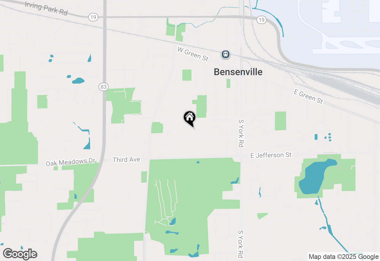 Map of 334 Barron Street, Bensenville, IL 60106