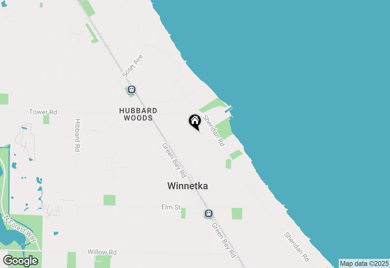 Map of 807 Prospect Avenue, Winnetka, IL 60093