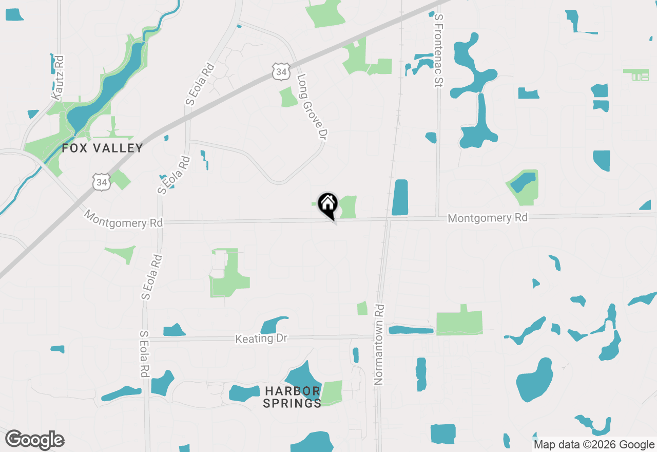 Map of 3020 Middlebury Court, Aurora, IL 60504