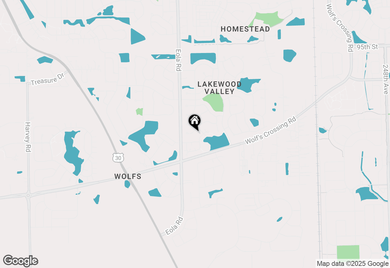 Map of 2477 Smithfield Court, Aurora, IL 60503