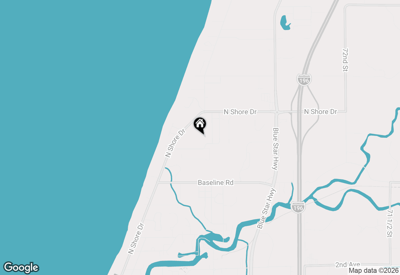 Map of 58 Lincoln Avenue, South Haven, MI 49090