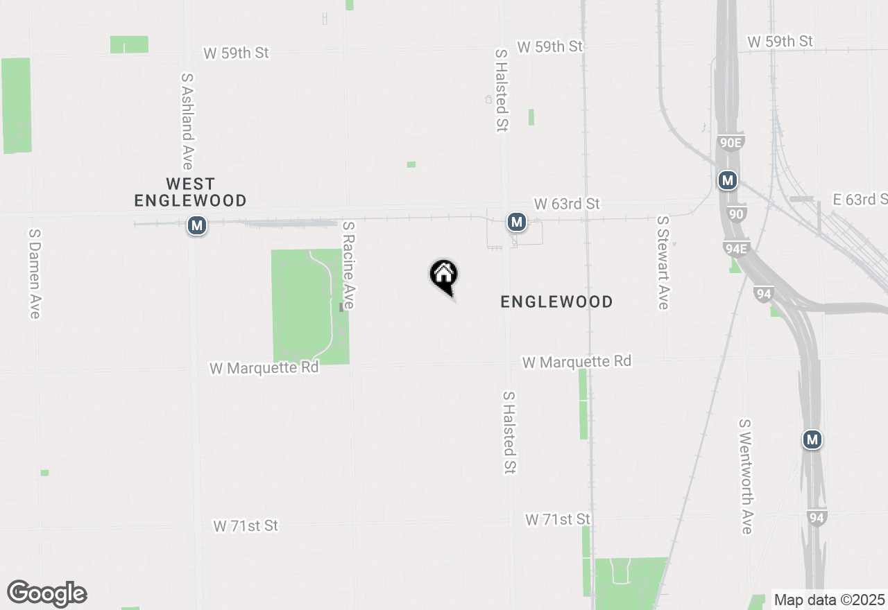 Map of 6528 S Sangamon Street, Chicago, IL 60621