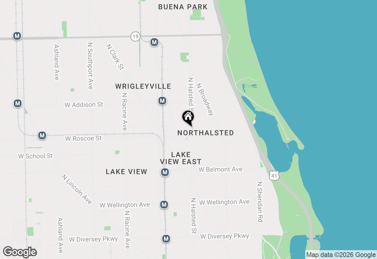 Map of 807 W Newport Avenue #2, Chicago, IL 60657
