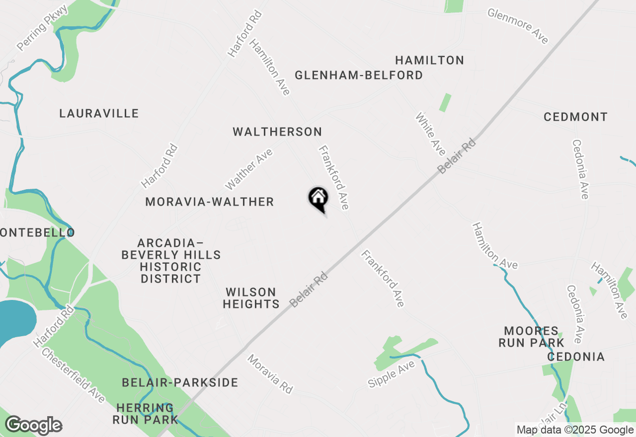 Map of 3901 Forrester Avenue, Baltimore, MD 21206