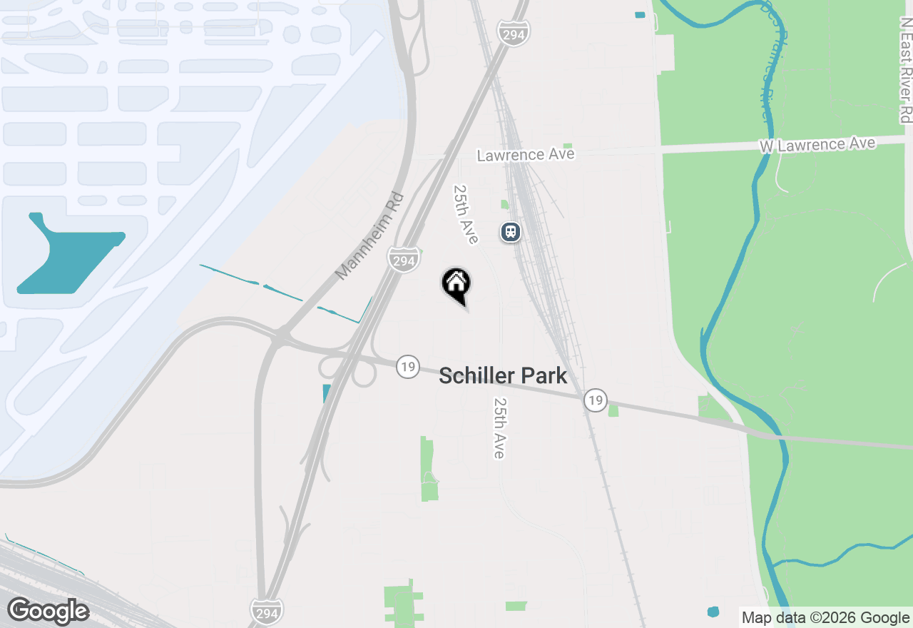 Map of 9930 Montrose Avenue, Schiller Park, IL 60176