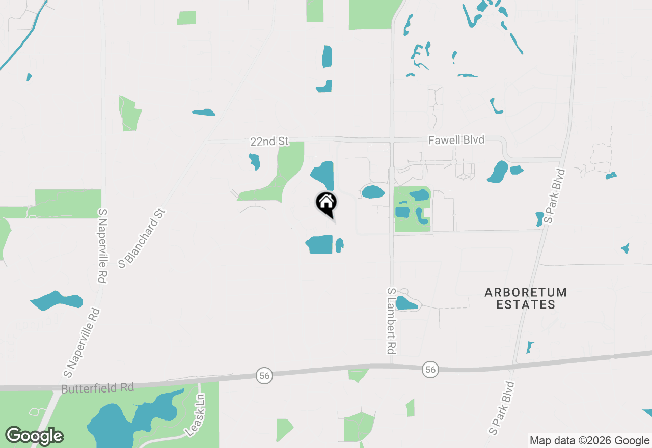 Map of 1782 Gloucester Court #B, Wheaton, IL 60189