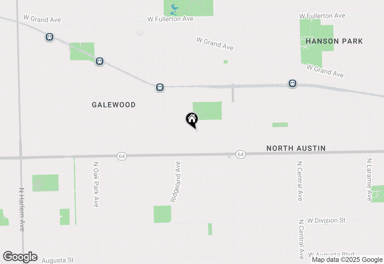 Map of 1719 N Merrimac Avenue, Chicago, IL 60639