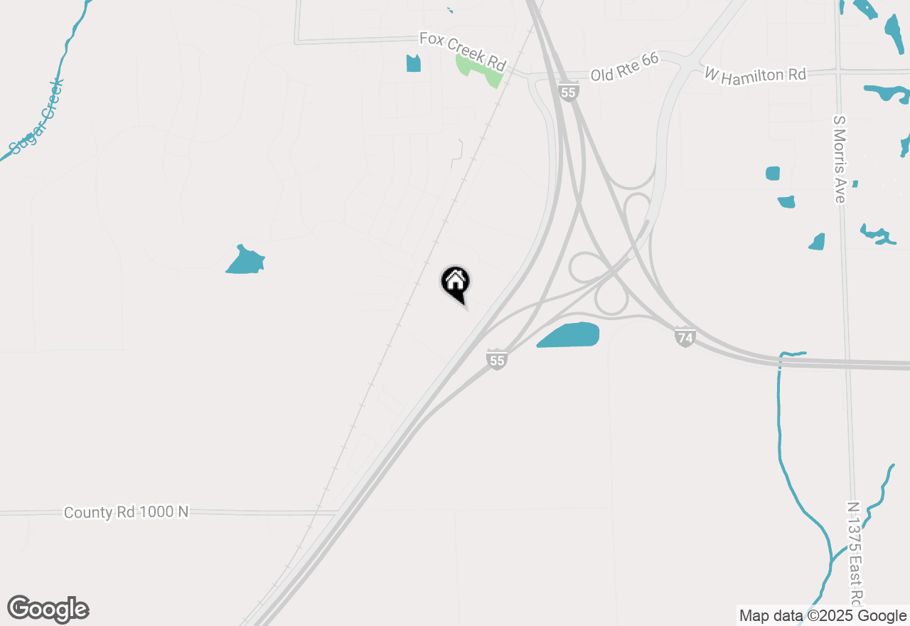 Map of 14 Eric Court, Bloomington, IL 61705