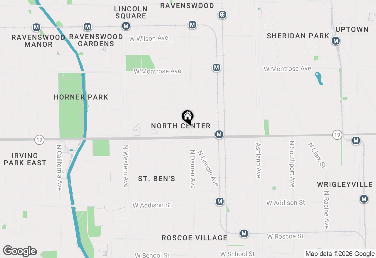 Map of 2237.5 N Lincoln Avenue #2A, Chicago, IL 60614