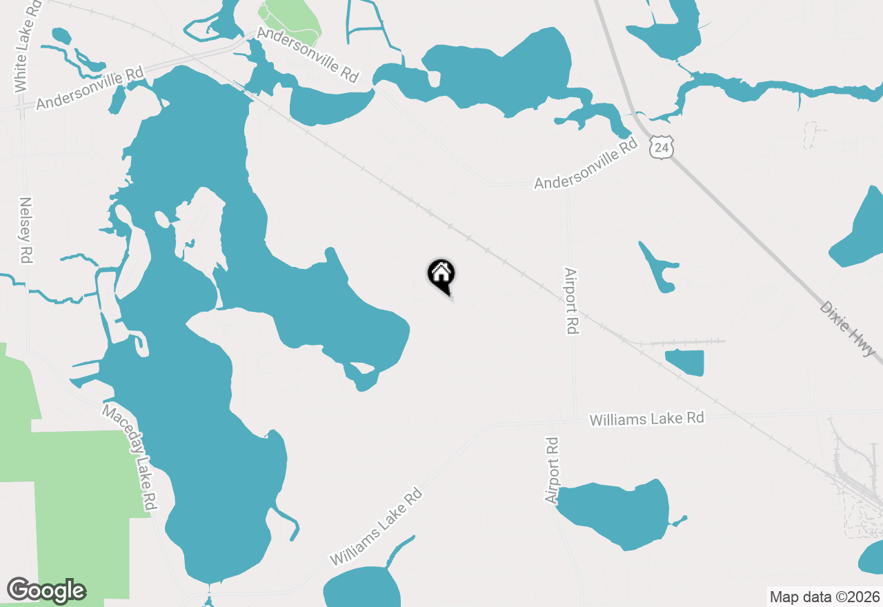 Map of 3923 Percy King Road, Waterford, MI 48329