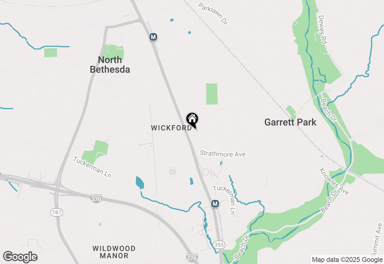 Map of 5351 Strathmore Avenue, Kensington, MD 20895