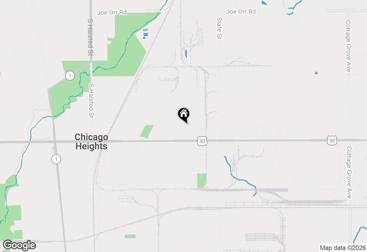 Map of 1303 5th Avenue, Chicago Heights, IL 60411