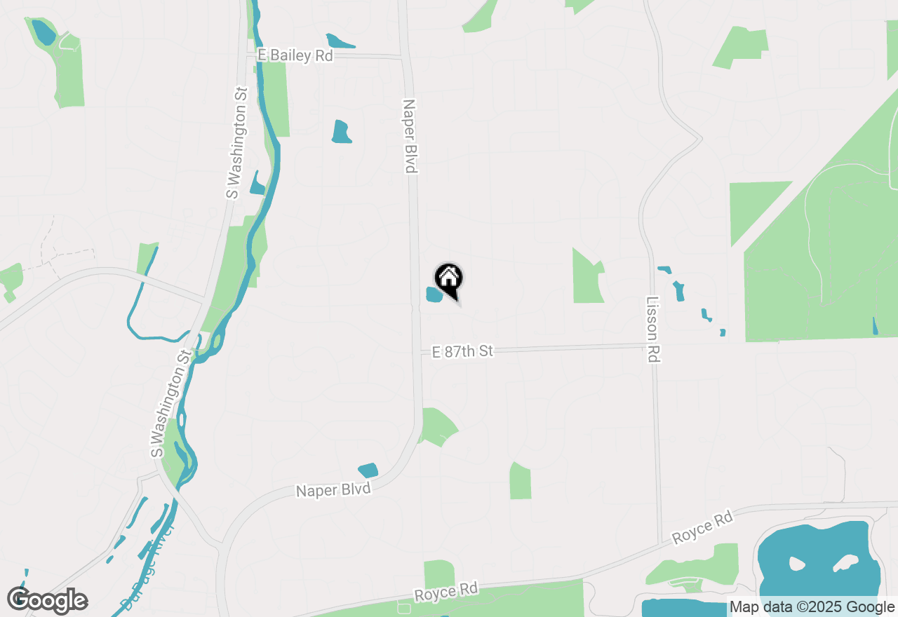 Map of 727 Spindletree Avenue, Naperville, IL 60565