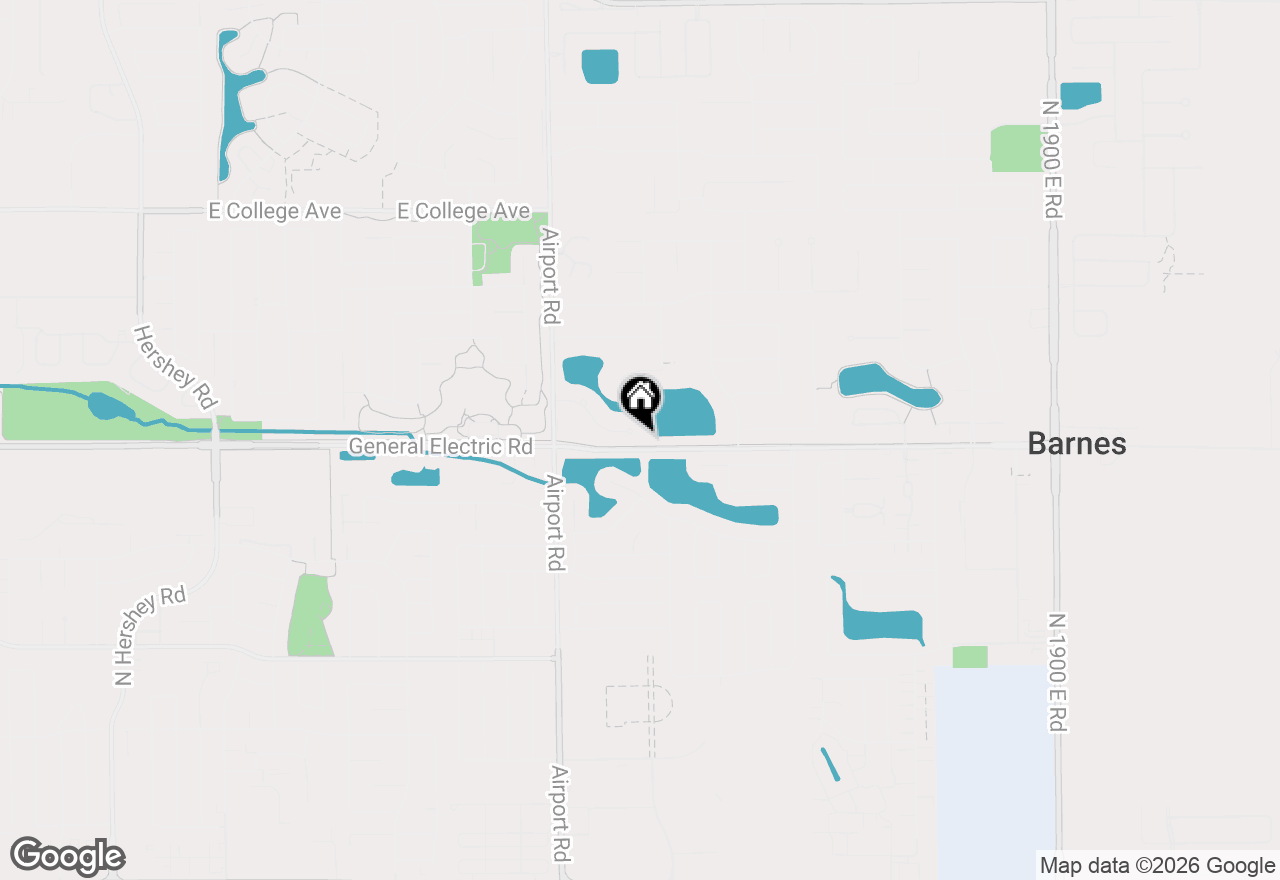 Map of 17 Smokey Court, Bloomington, IL 61704