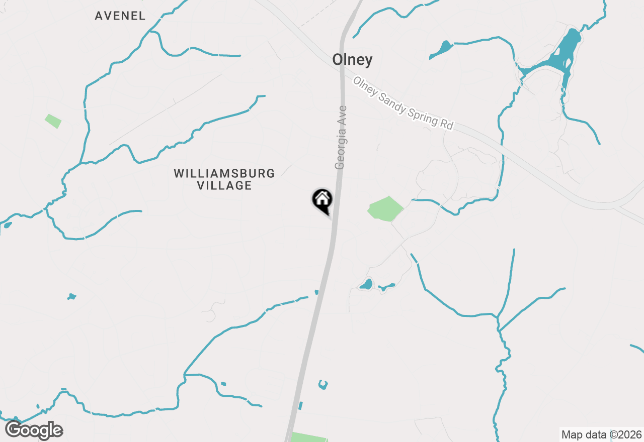 Map of 3608 Winter Laurel Terrace, Olney, MD 20832
