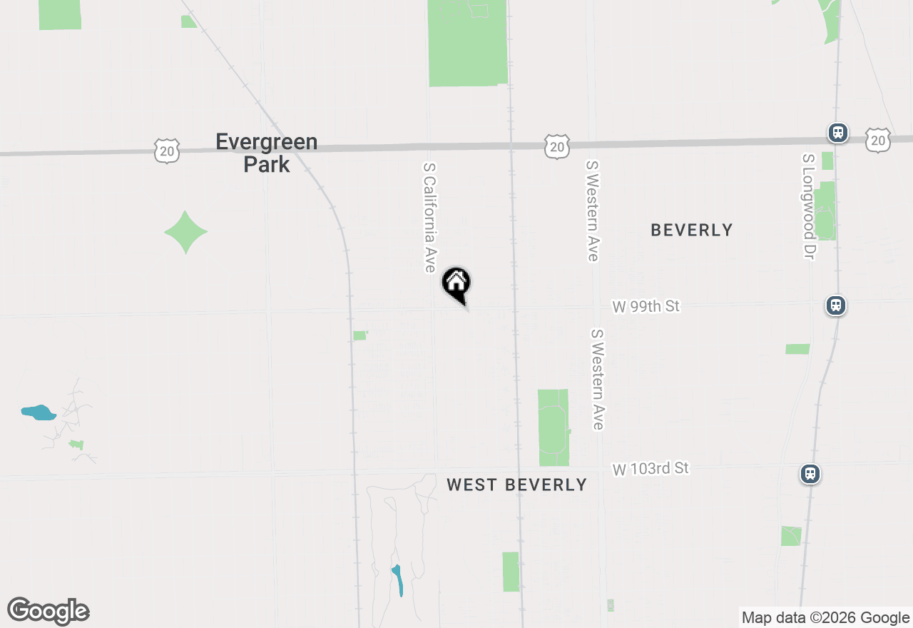Map of 2725 W 99th Street, Chicago, IL 60655