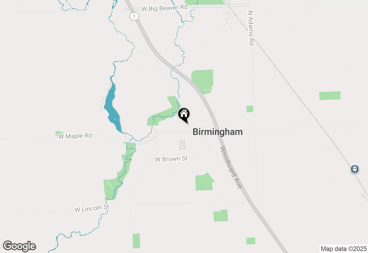 Map of 111 Willits St #406, Birmingham, MI 48009