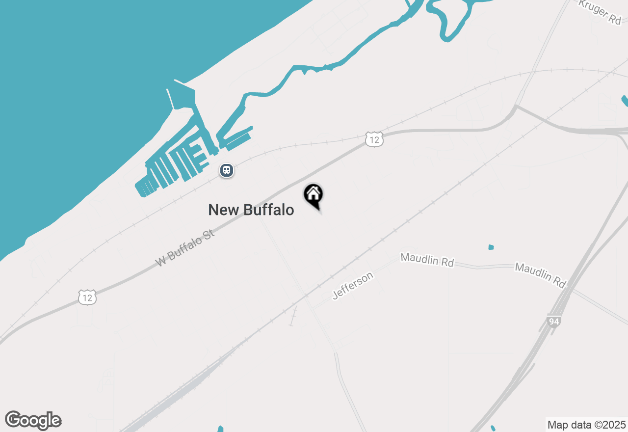 Map of 306 E Indiana Street, New Buffalo, MI 49117