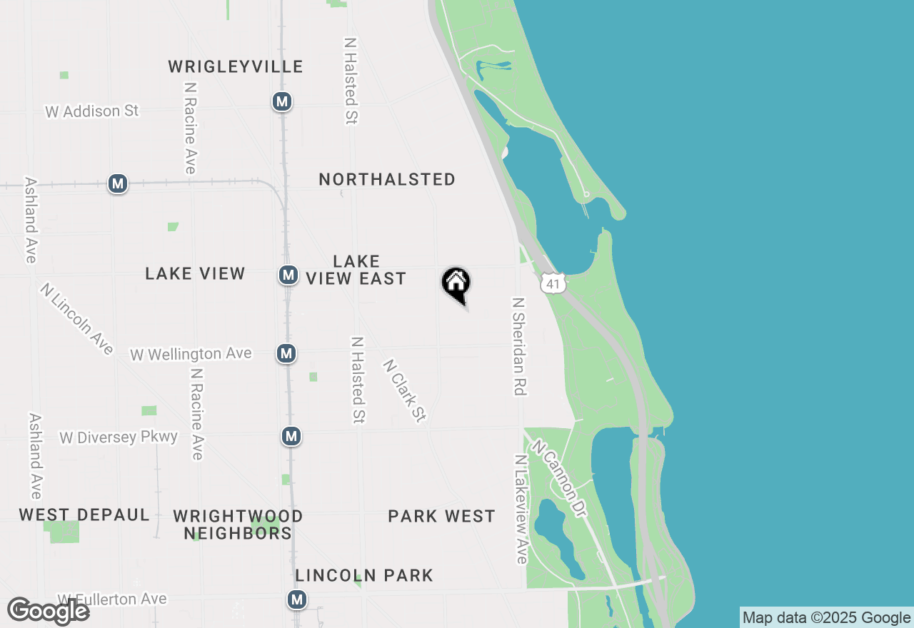 Map of 530 W Barry Avenue #5C, Chicago, IL 60657