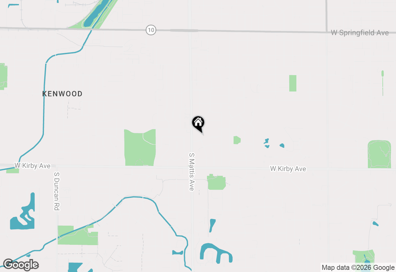 Map of 1307 S Western Avenue, Champaign, IL 61821