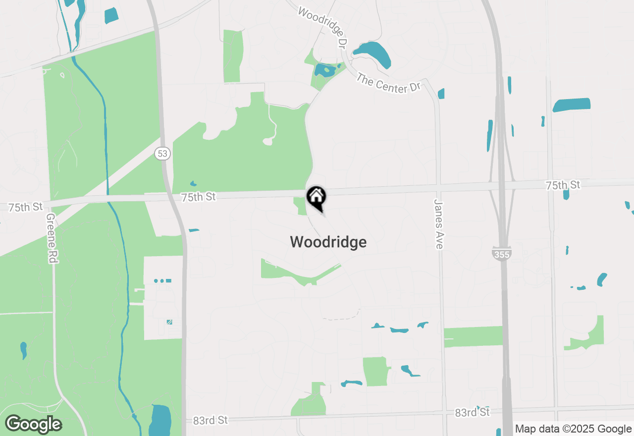 Map of 2813 Forest Glen Parkway, Woodridge, IL 60517