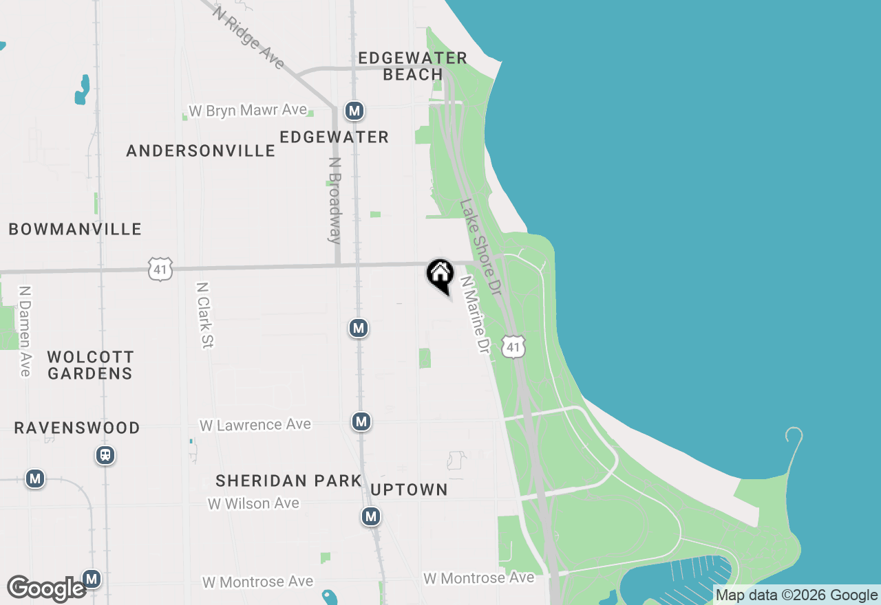 Map of 922 W Carmen Avenue #3W, Chicago, IL 60640